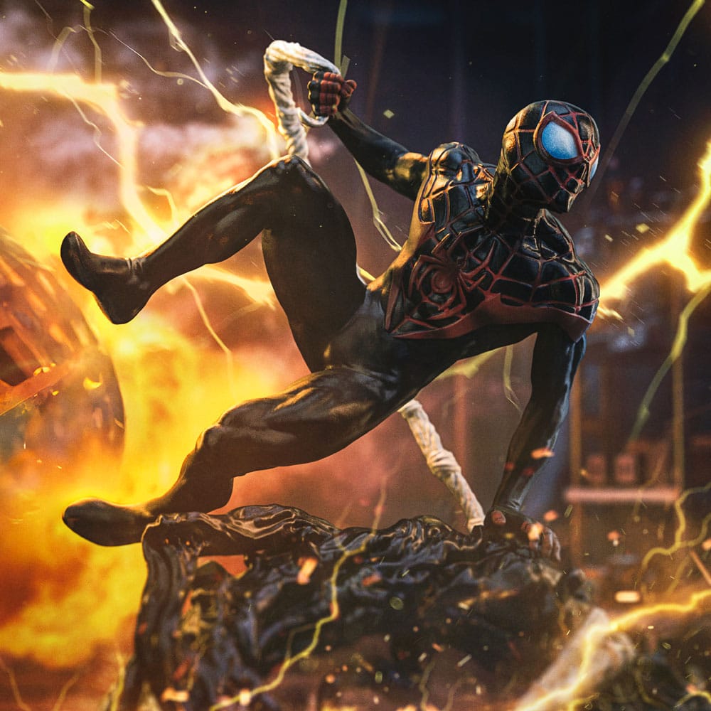 Spider-Man vs. Villains Diorama BDS Art Scale Statue 1/10 Miles Morales 32 cm