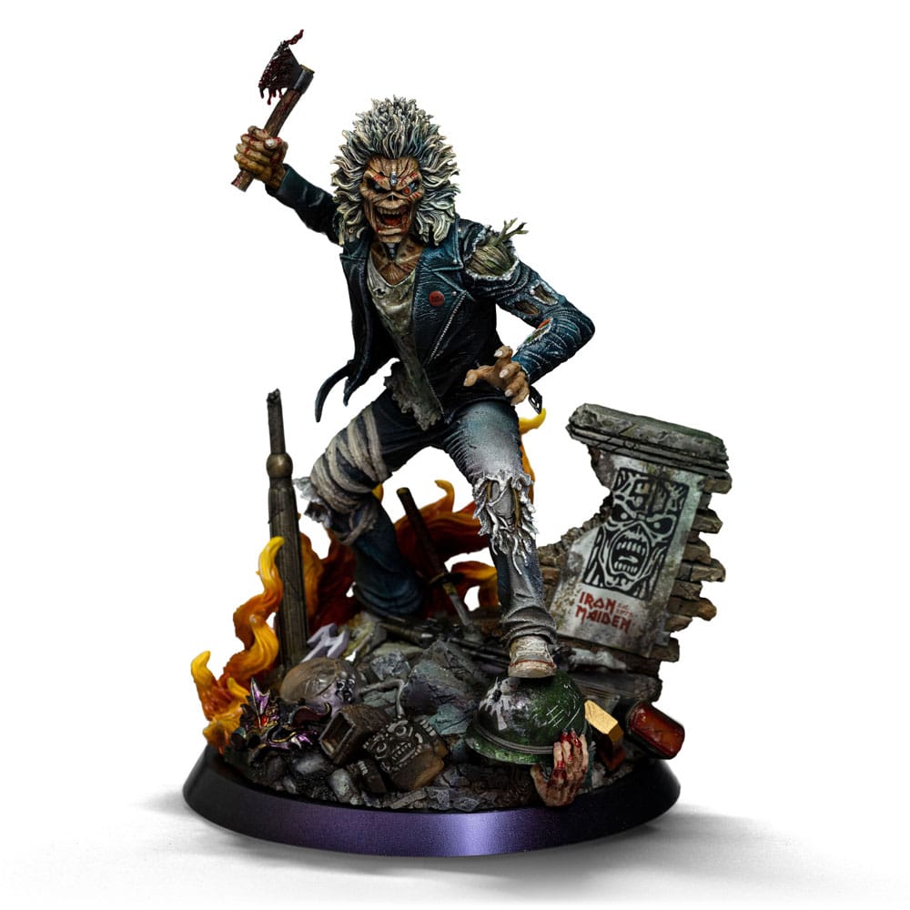 Iron Maiden 1/10 Eddie 50th Year Art Scale Statue 22cm