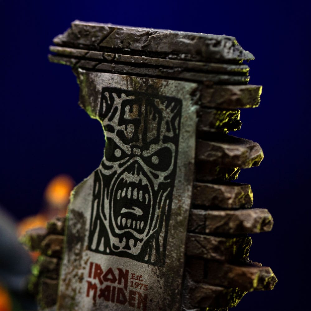 Iron Maiden 1/10 Eddie 50th Year Art Scale Statue 22cm