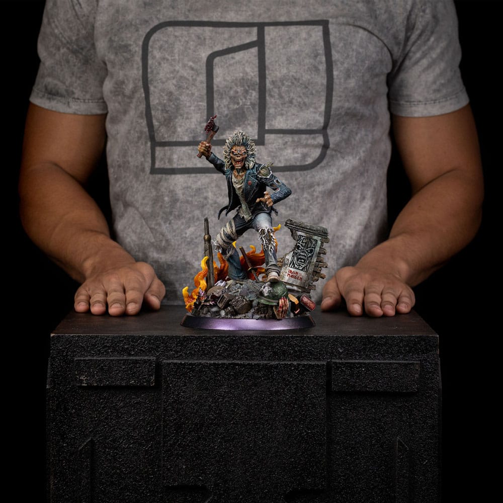 Iron Maiden 1/10 Eddie 50th Year Art Scale Statue 22cm