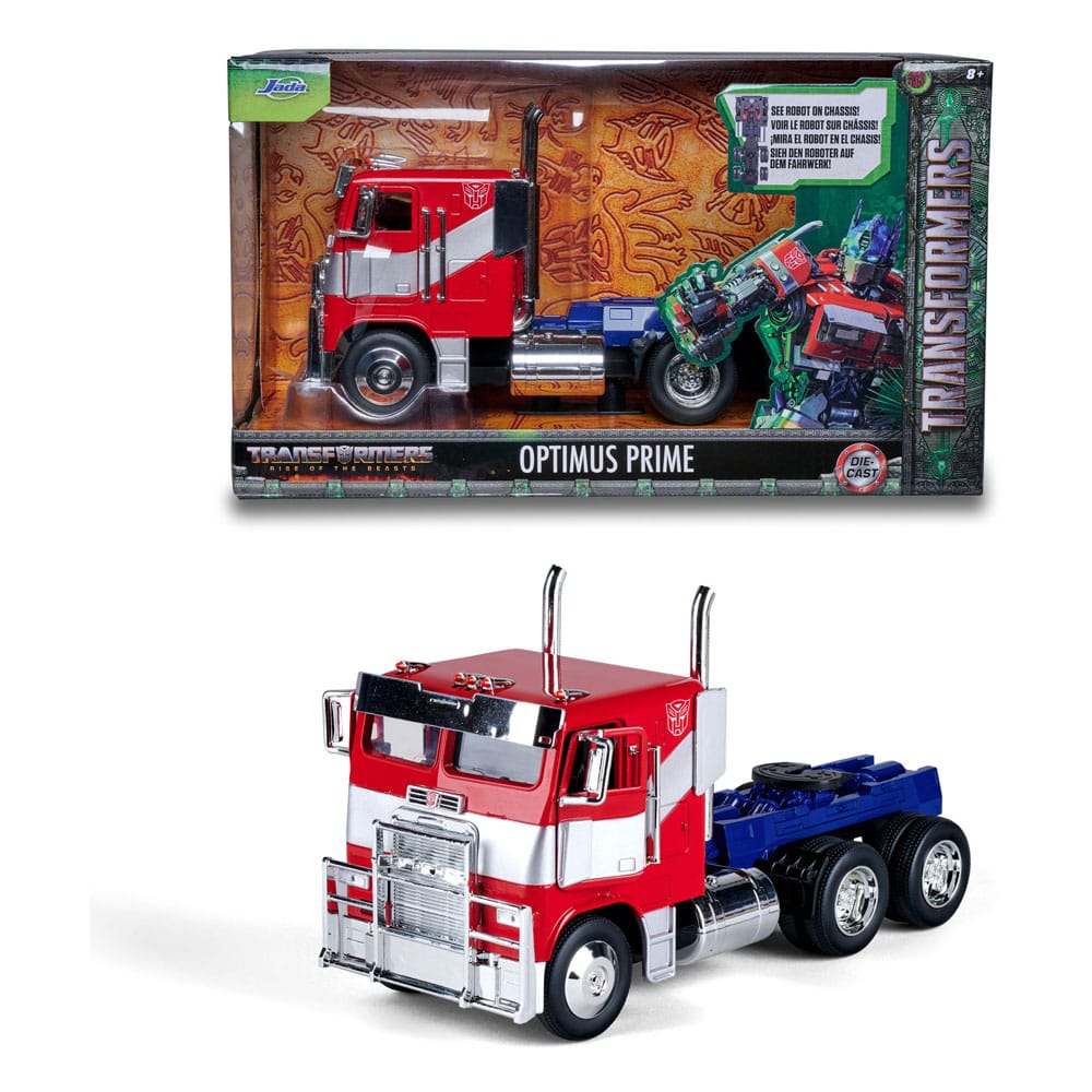 Transformers Modello Diecast 1/24 Big Rig T7 Optimus Prime