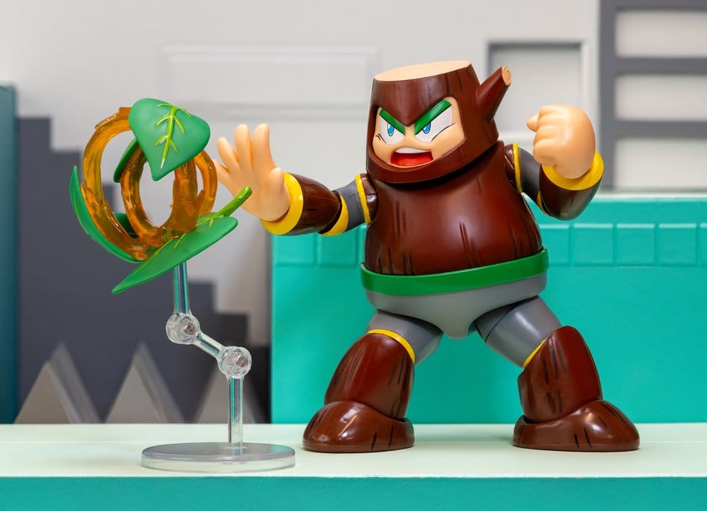 Mega Man Action Figure Wood Man 11 cm