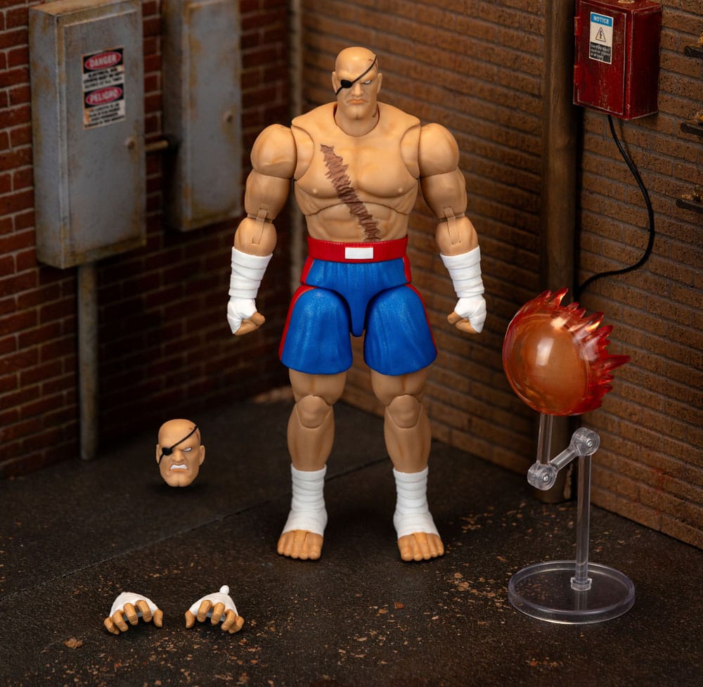 Ultra Street Fighter II: The Final Challengers Action Figure 1/12 Sagat 19 cm