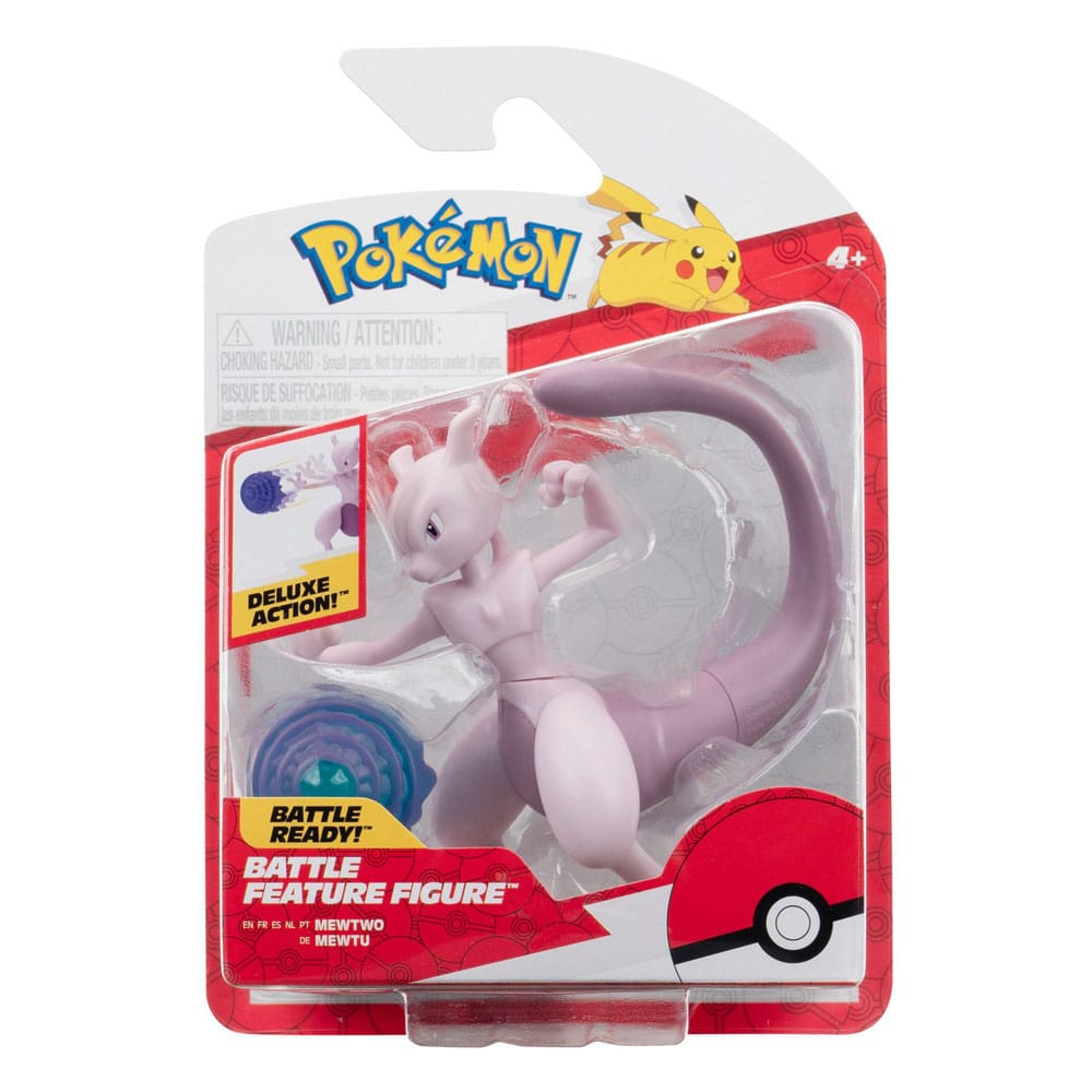 Pokémon Battle Mewtwo Features Figure 10cm