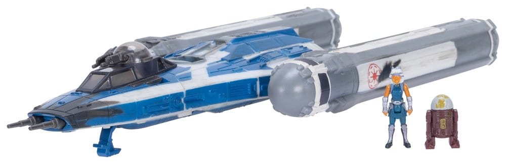 Star Wars Medium Vehicle & Figure set BTL-B Y-wing & Ahsoka & R7-A7