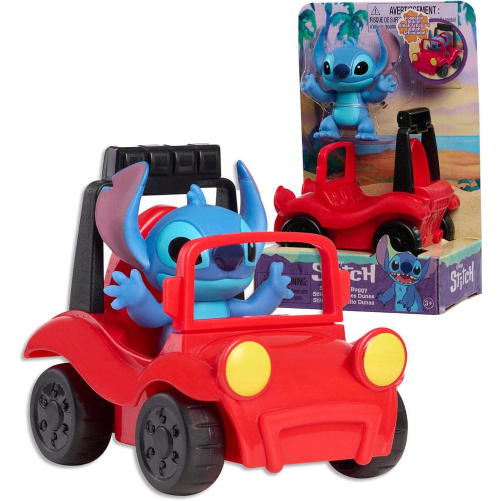 Lilo & Stitch Mini Figure Playset Stitch & beach buggy 7,5 cm