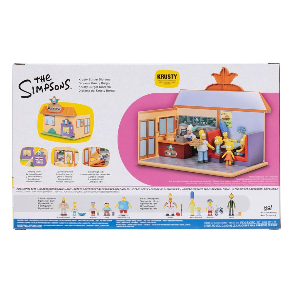 Simpsons Mini Figure Playset Krusty Burger