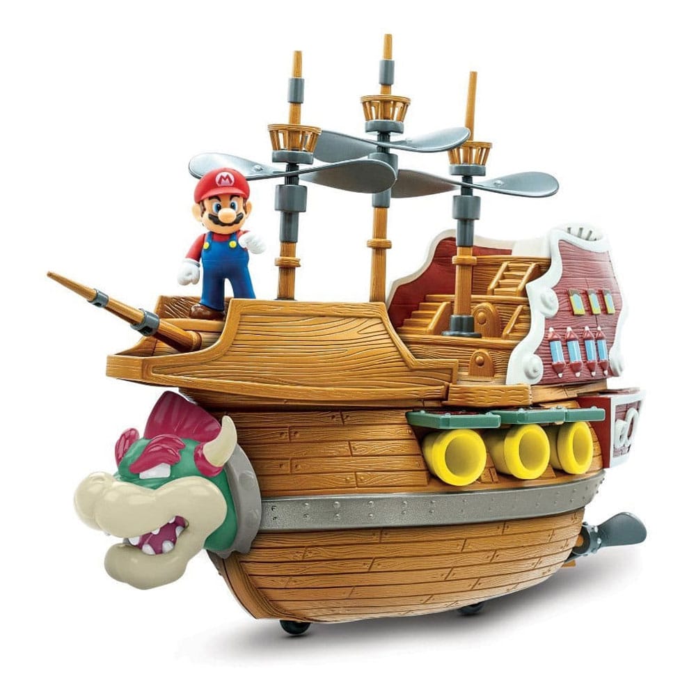 Mondo di Nintendo Super Mario Playset Bowser's Airship Deluxe