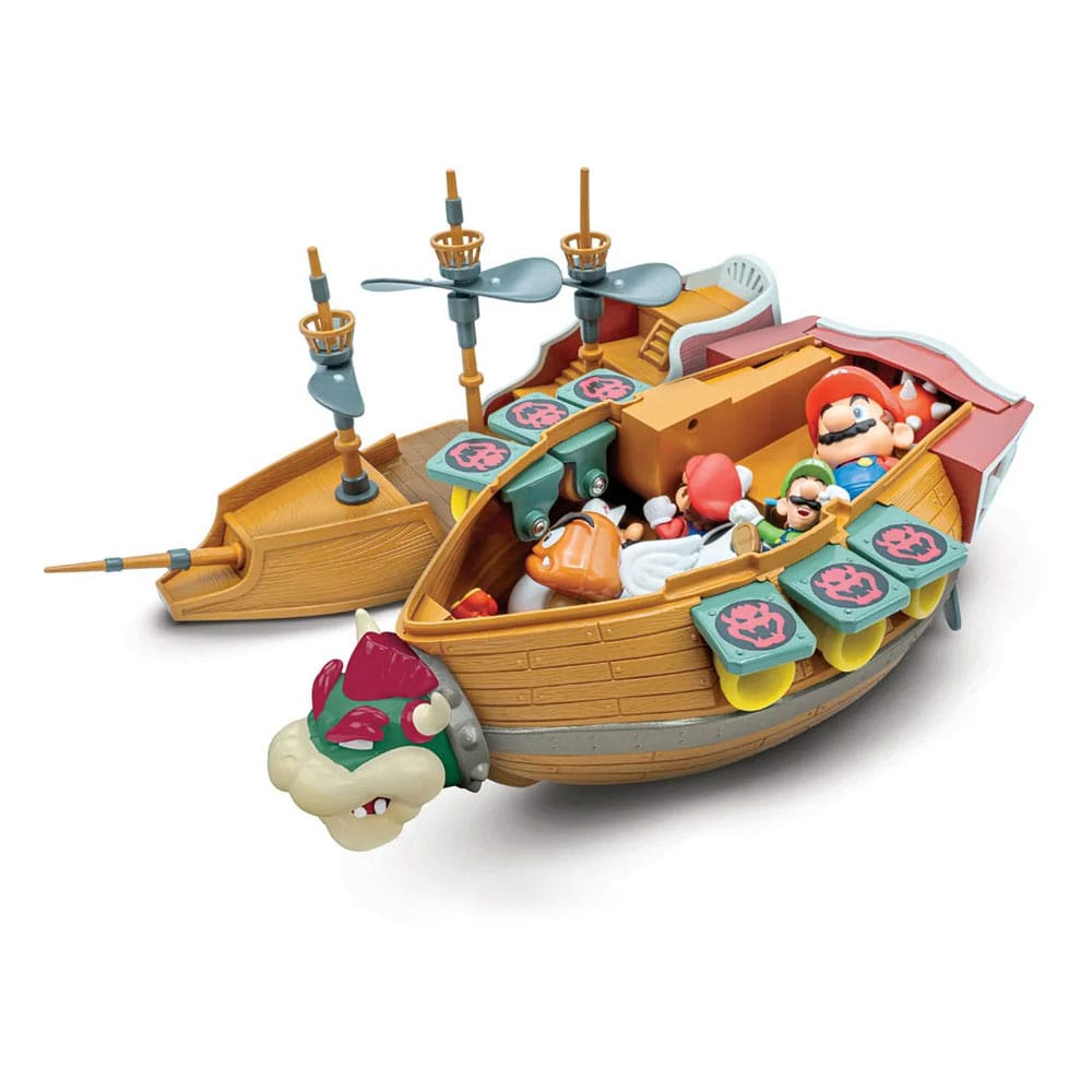 Mondo di Nintendo Super Mario Playset Bowser's Airship Deluxe