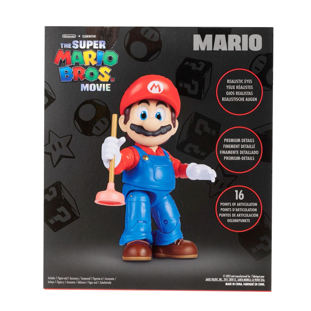 La figura d'azione del film Super Mario Bros. Mario 13 cm