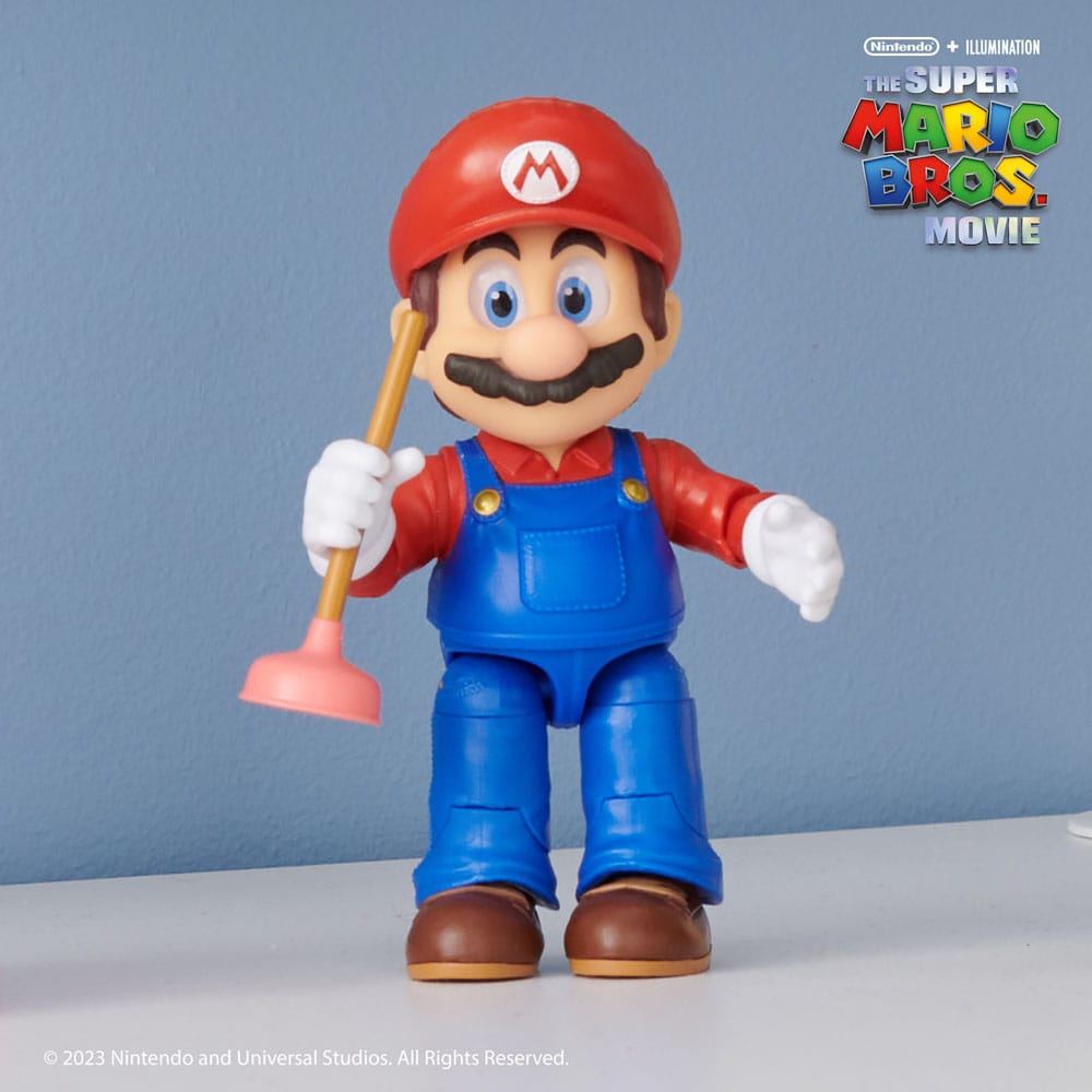 La figura d'azione del film Super Mario Bros. Mario 13 cm