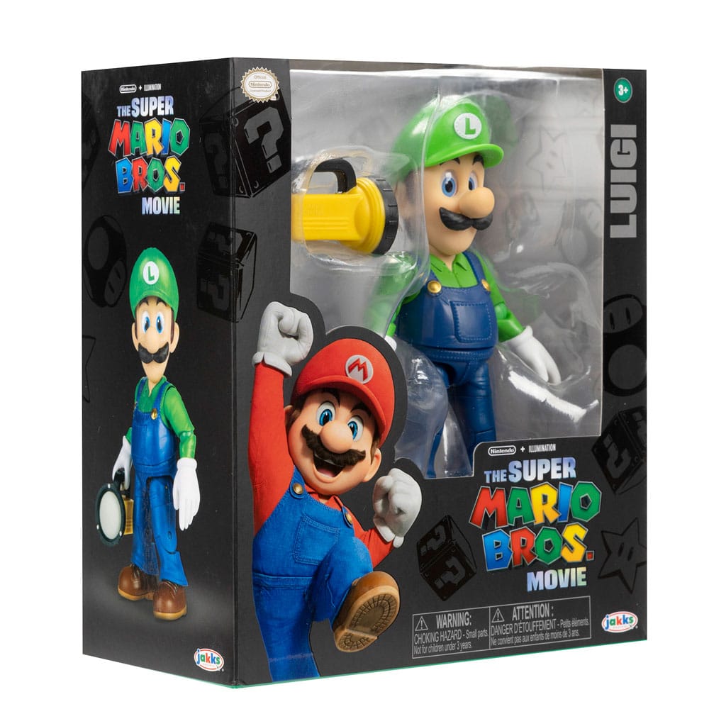 Action figure del film Super Mario Bros. Luigi 13 cm