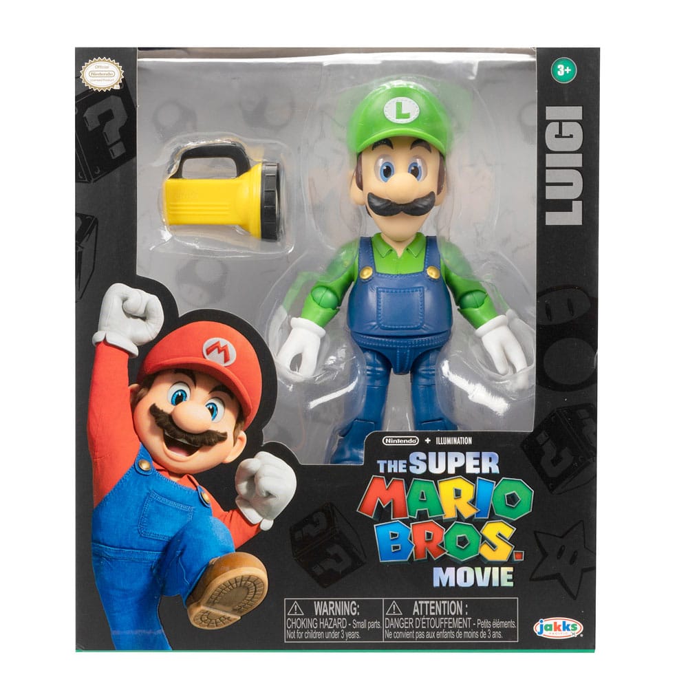Action figure del film Super Mario Bros. Luigi 13 cm