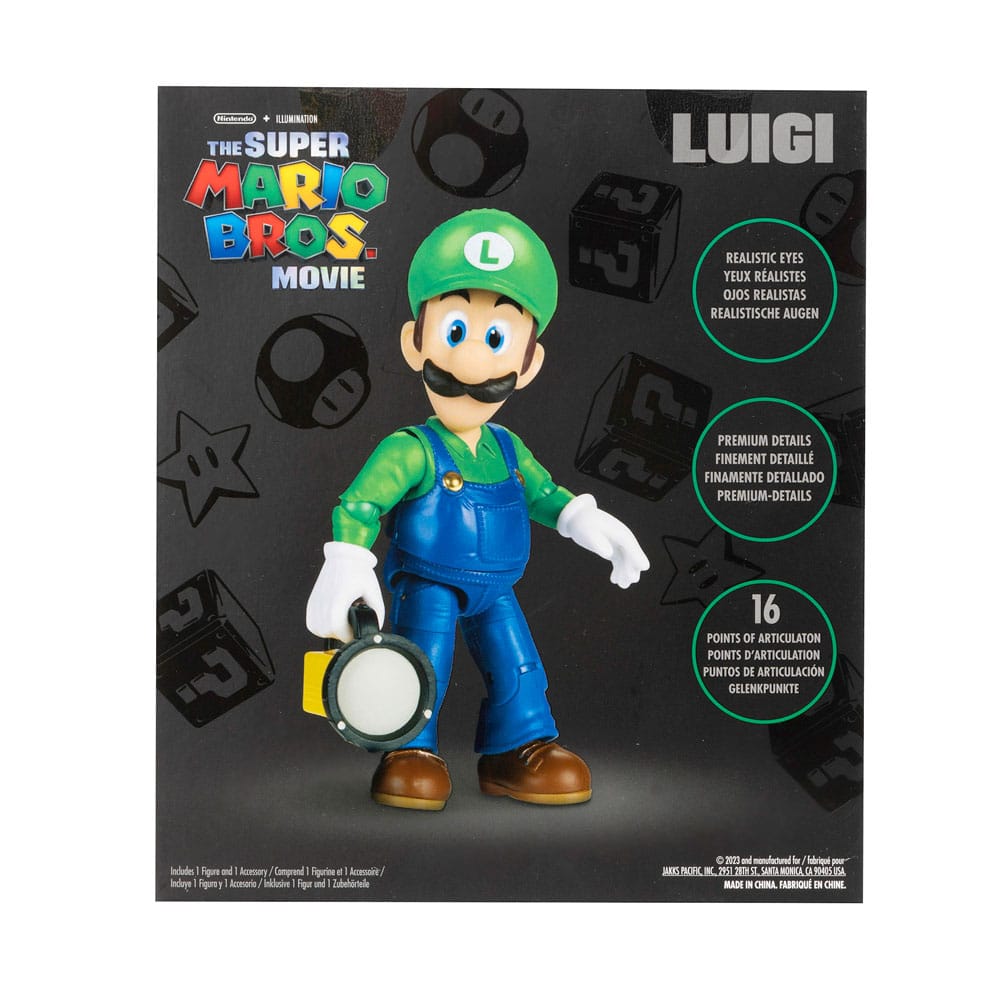 Action figure del film Super Mario Bros. Luigi 13 cm