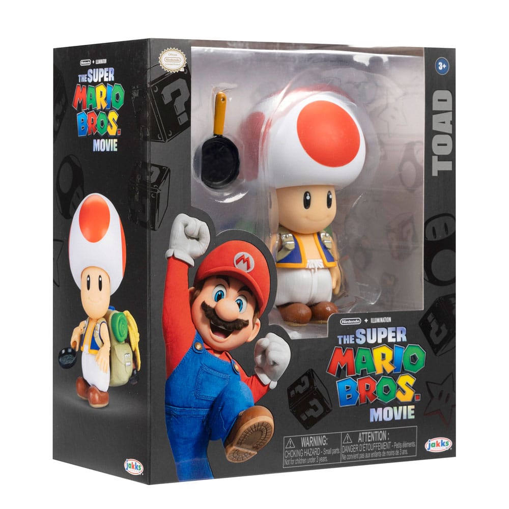 Action figure del film Super Mario Bros. Toad da 13 cm