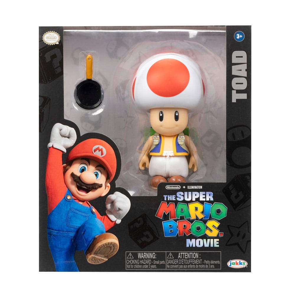 Action figure del film Super Mario Bros. Toad da 13 cm