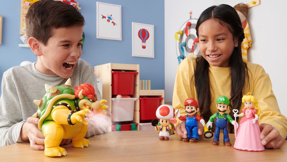 La figura d'azione del film Super Mario Bros. Bowser 18 cm
