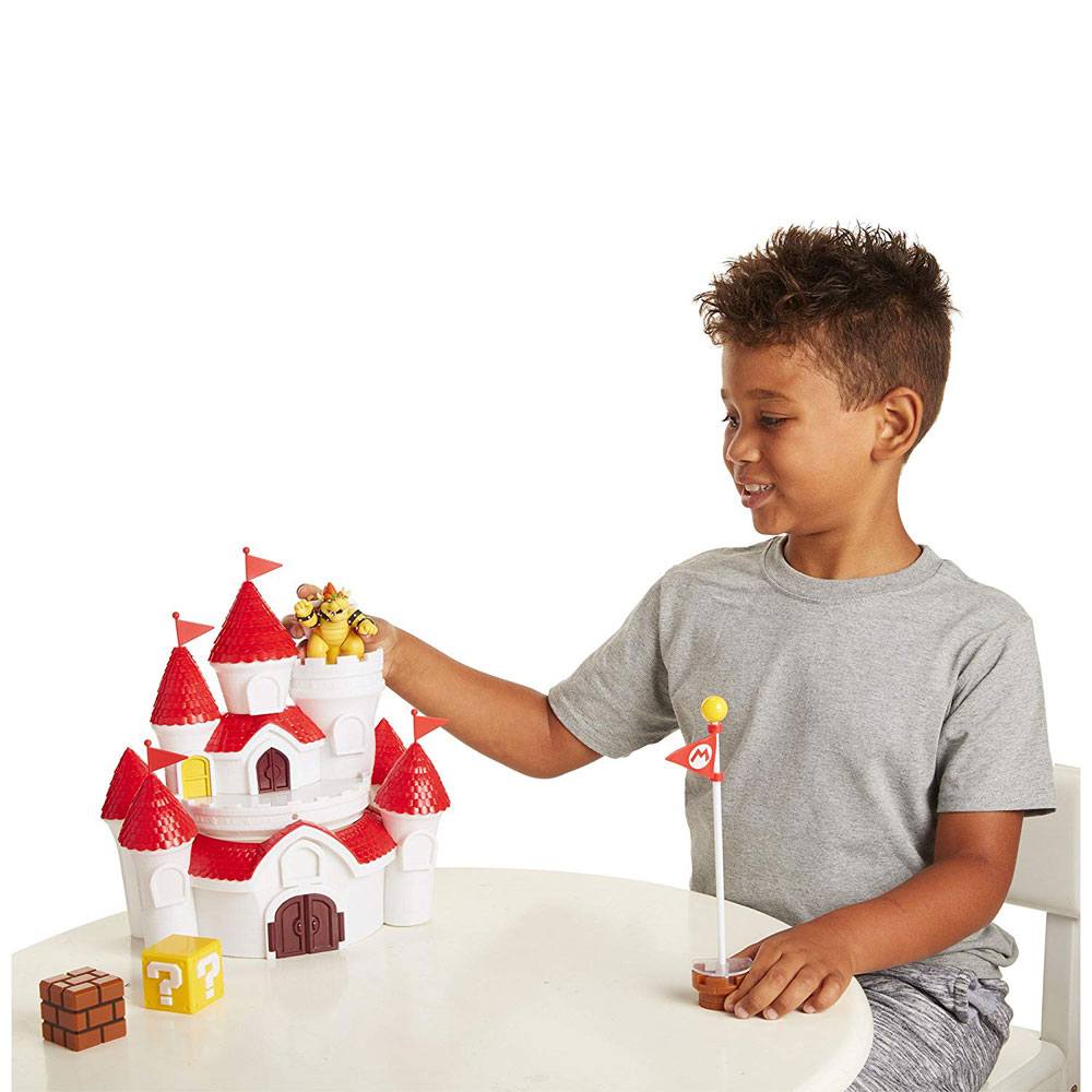 Mondo di Nintendo Playset Super Mario Mushroom Kingdom Castle
