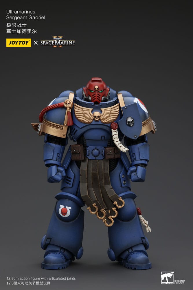 Action figure Warhammer 40k 1/18 Uitramarines Sergente Gadriel 13 cm