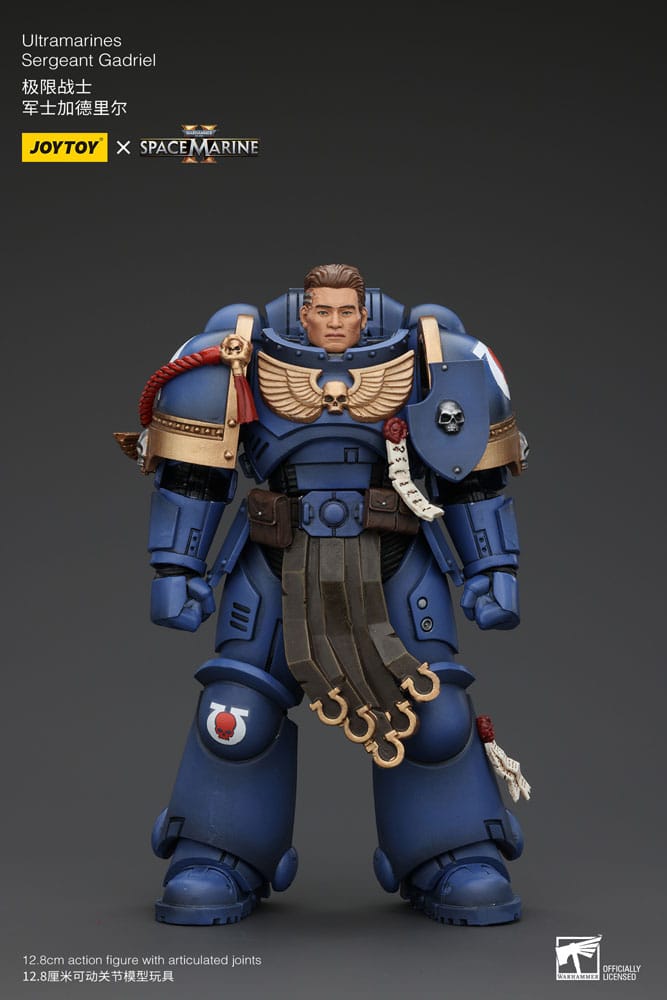 Action figure Warhammer 40k 1/18 Uitramarines Sergente Gadriel 13 cm