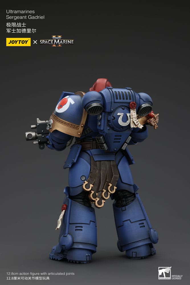 Action figure Warhammer 40k 1/18 Uitramarines Sergente Gadriel 13 cm