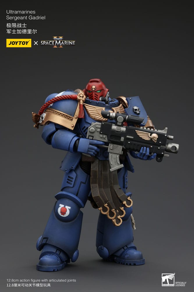 Action figure Warhammer 40k 1/18 Uitramarines Sergente Gadriel 13 cm