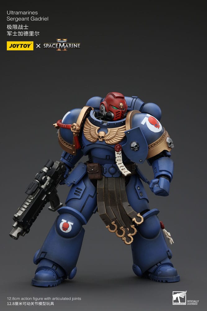 Action figure Warhammer 40k 1/18 Uitramarines Sergente Gadriel 13 cm