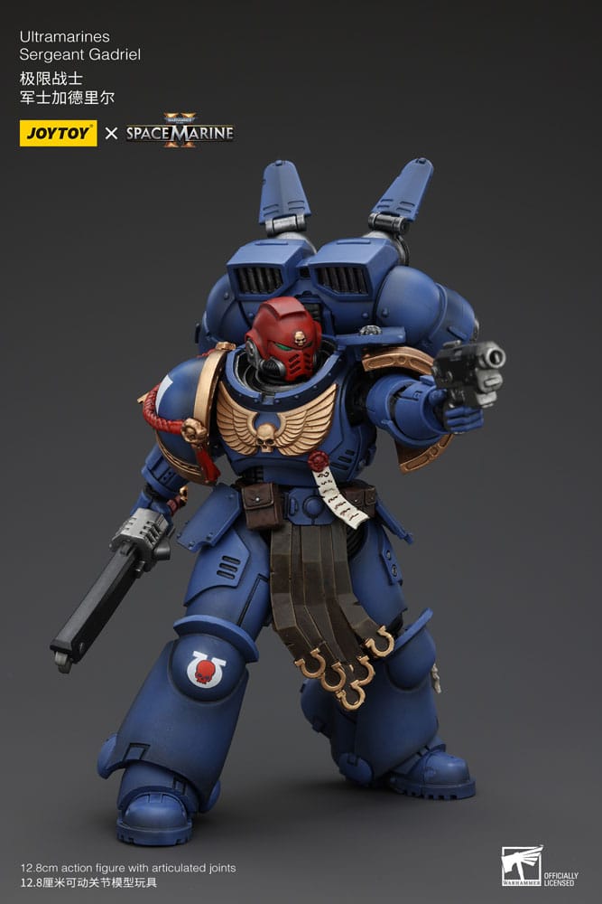 Action figure Warhammer 40k 1/18 Uitramarines Sergente Gadriel 13 cm