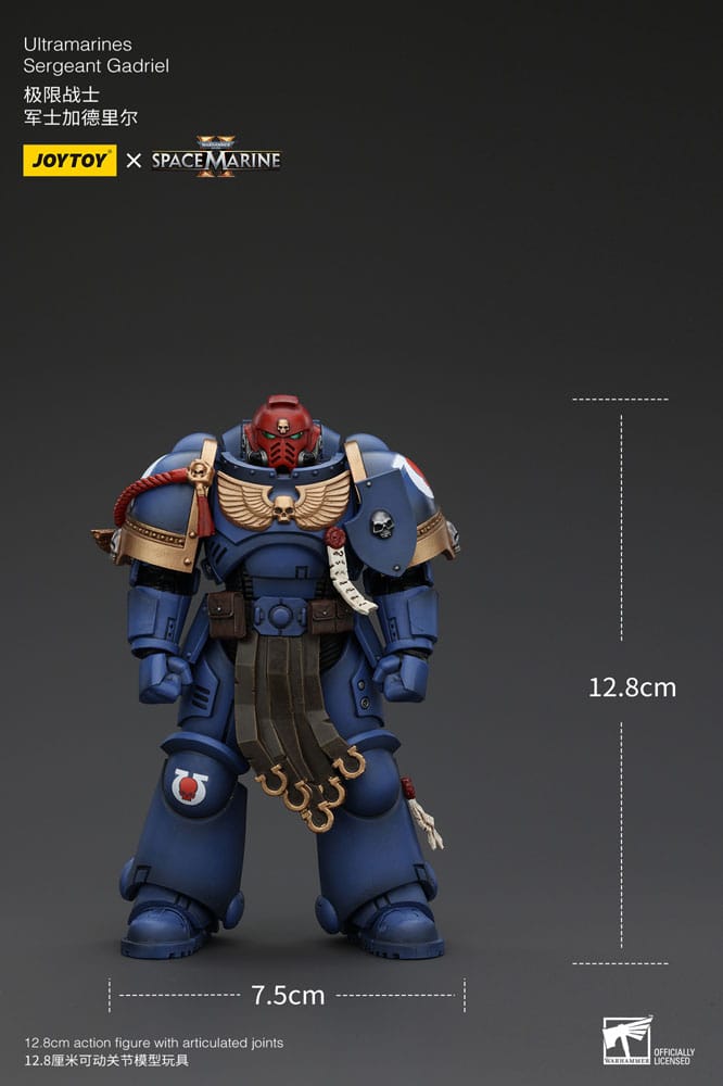 Action figure Warhammer 40k 1/18 Uitramarines Sergente Gadriel 13 cm