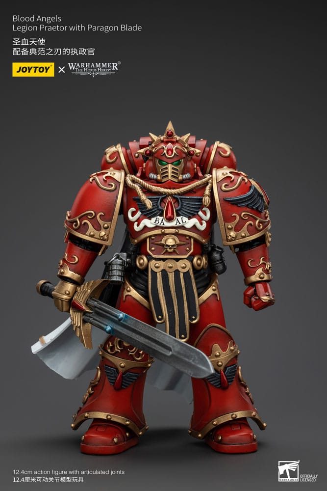 Warhammer The Horus Heresy Action Figure 1/18 Blood Angels Legion Praetor con lama Paragon 13 cm