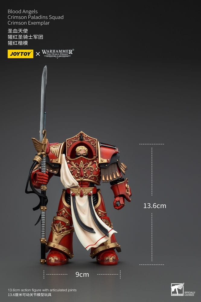 Warhammer The Horus Heresy Action Figure 1/18 Blood Angels Crimson Paladins Squad Crimson Copy 14 cm