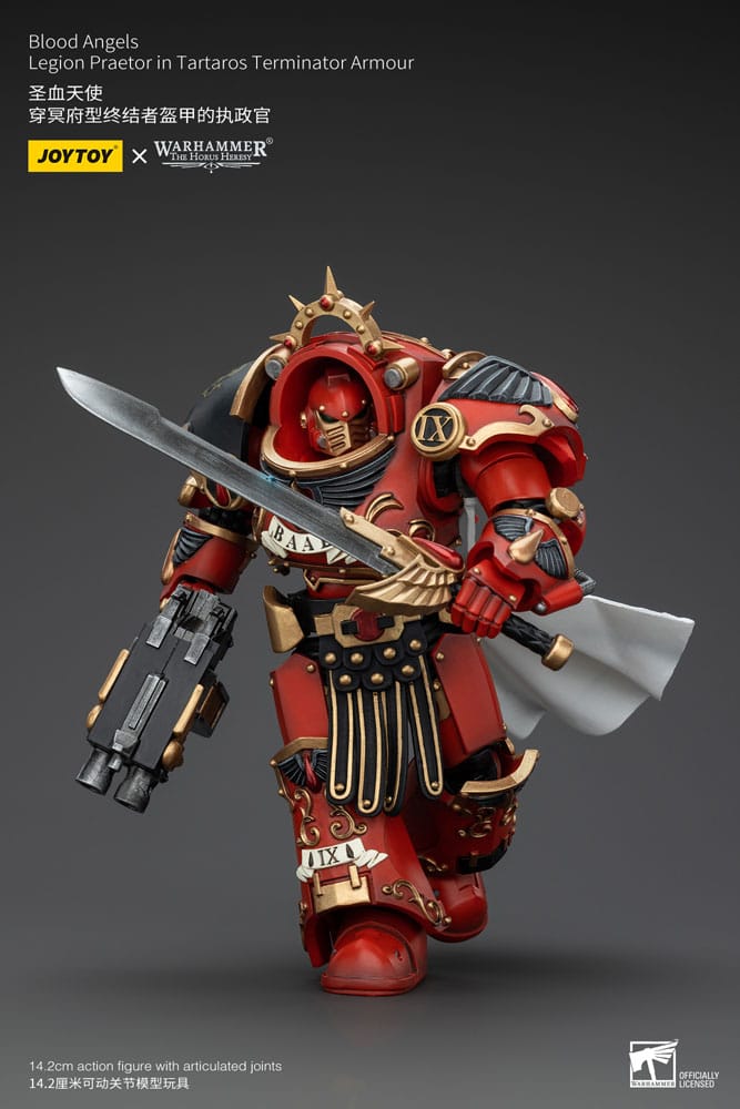 Warhammer The Horus Heresy Action Figure 1/18 Blood Angels Legion Praetor in Tartaros Terminator Armor 14 cm