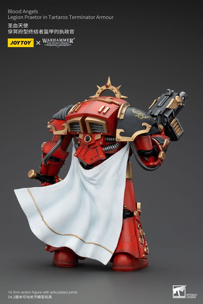 Warhammer The Horus Heresy Action Figure 1/18 Blood Angels Legion Praetor in Tartaros Terminator Armor 14 cm