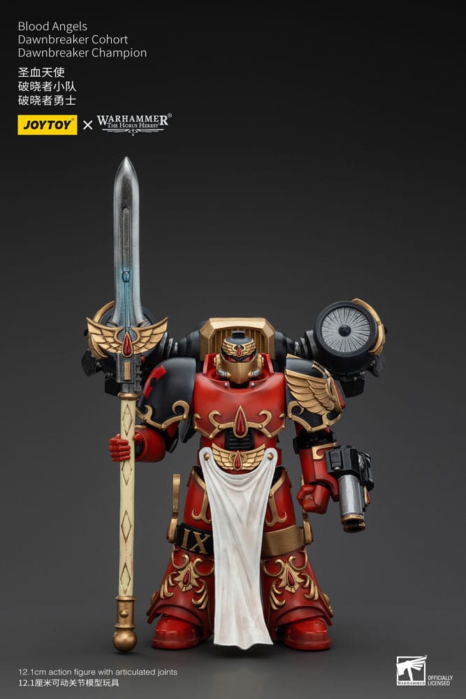 Warhammer The Horus Heresy Action Figure 1/18 Blood Angels Raldoron Primo Capitano dei Blood Angels 13 cm