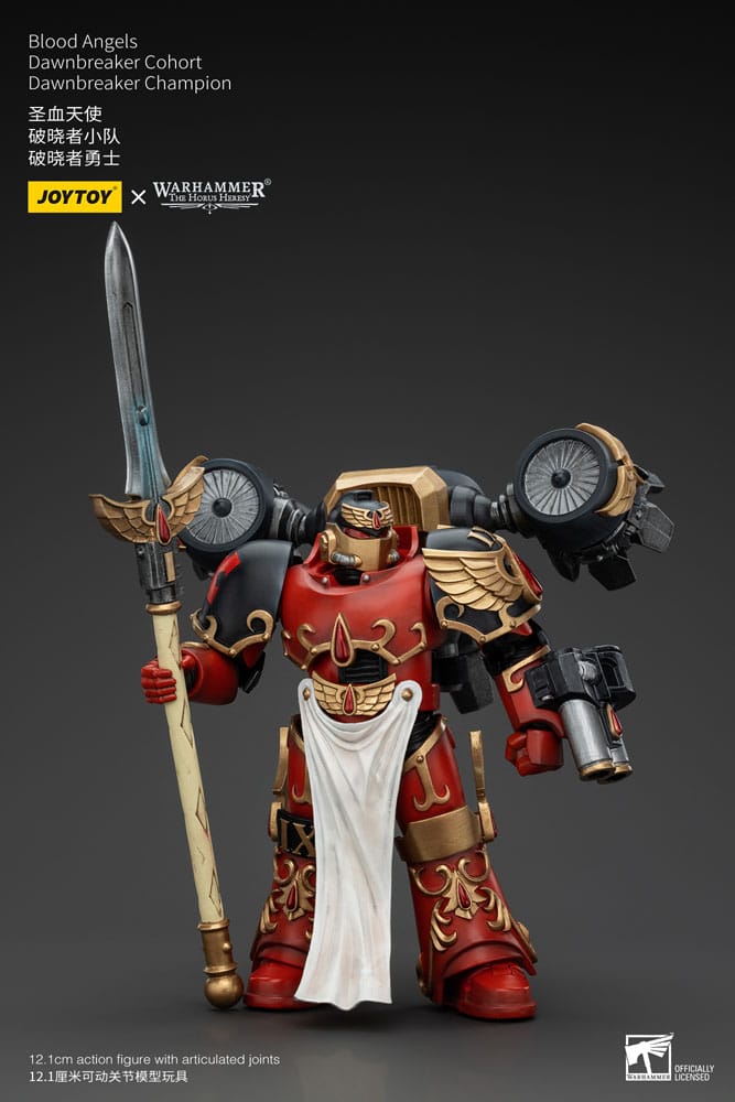 Warhammer The Horus Heresy Action Figure 1/18 Blood Angels Raldoron Primo Capitano dei Blood Angels 13 cm