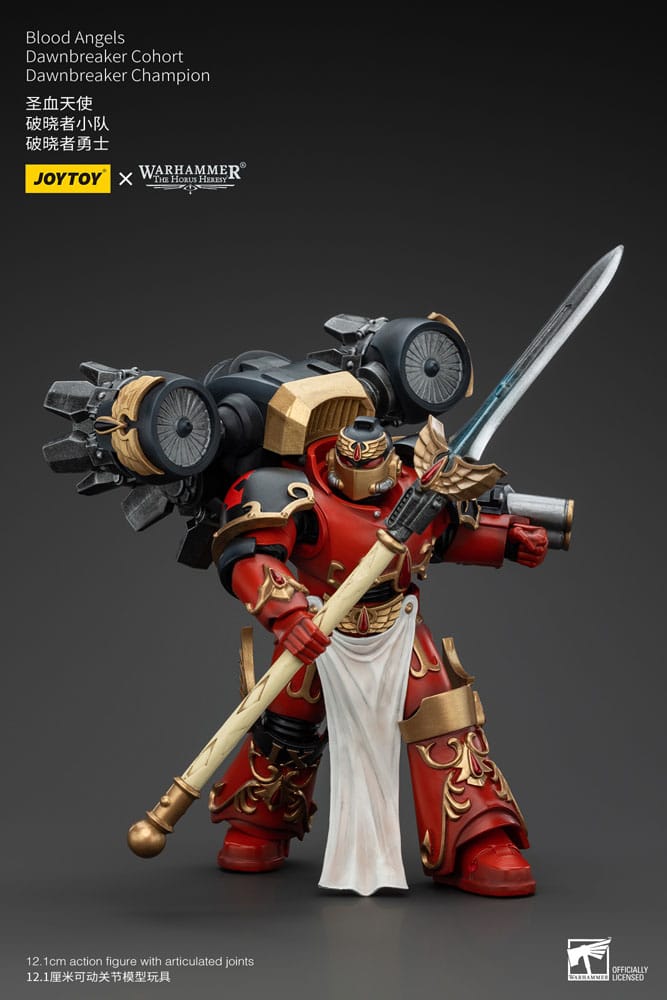 Warhammer The Horus Heresy Action Figure 1/18 Blood Angels Raldoron Primo Capitano dei Blood Angels 13 cm