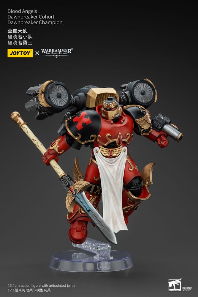 Warhammer The Horus Heresy Action Figure 1/18 Blood Angels Raldoron Primo Capitano dei Blood Angels 13 cm