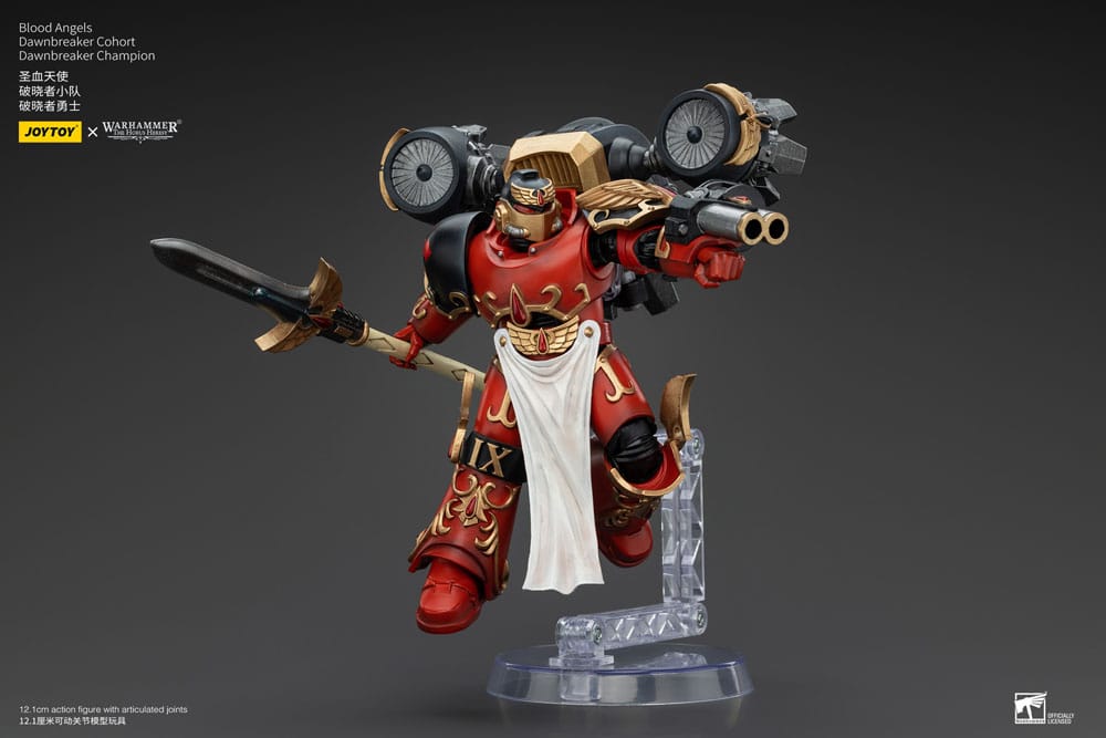 Warhammer The Horus Heresy Action Figure 1/18 Blood Angels Raldoron Primo Capitano dei Blood Angels 13 cm
