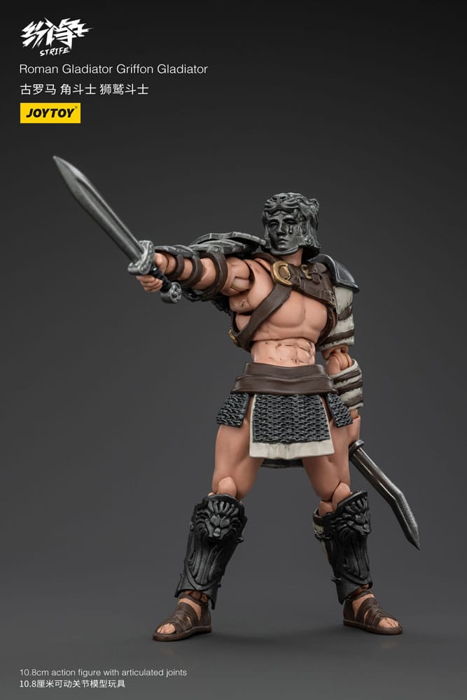Strife Action Figure 1/18 Gladiatore Romano Grifone Gladiatore 11 cm
