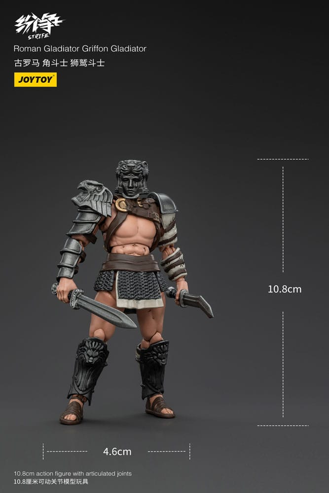 Strife Action Figure 1/18 Gladiatore Romano Grifone Gladiatore 11 cm