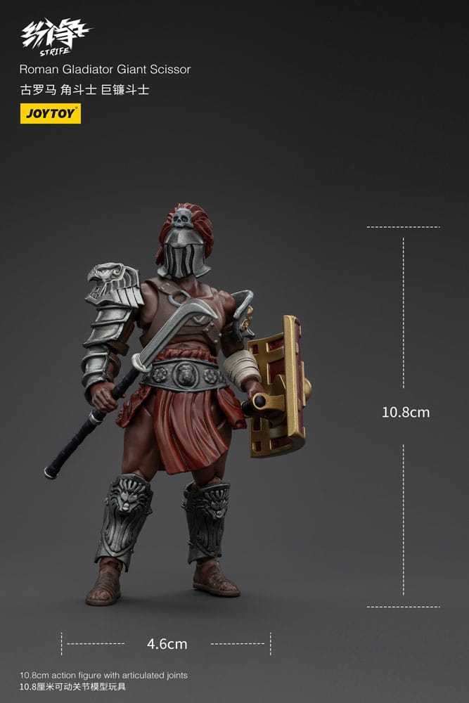 Strife Action Figure 1/18 Gladiatore Romano Forbici Giganti 11 cm