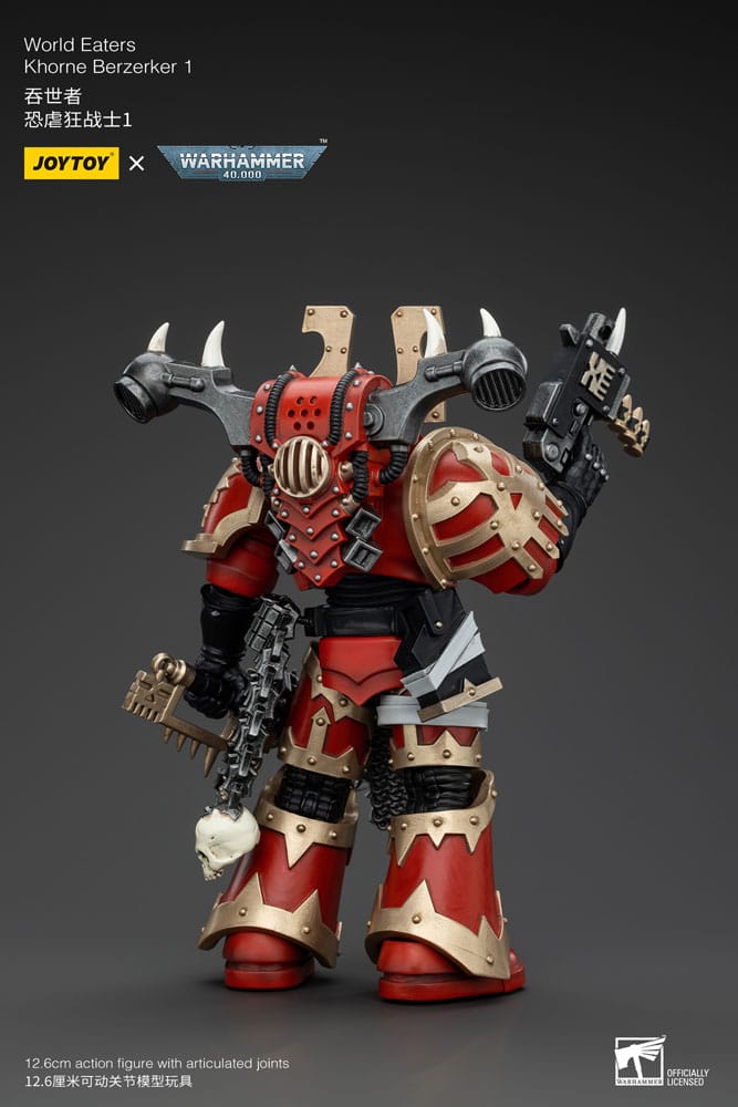 Warhammer 40k 1/18 World Eaters Khorne Berzerker 1 13cm Action Figure