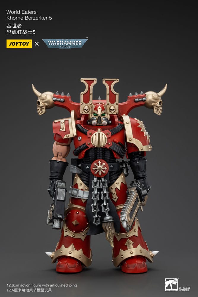 Warhammer 40k 1/18 World Eaters Khorne Berzerker 5 13cm Action Figure
