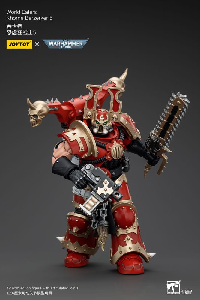Warhammer 40k 1/18 World Eaters Khorne Berzerker 5 13cm Action Figure
