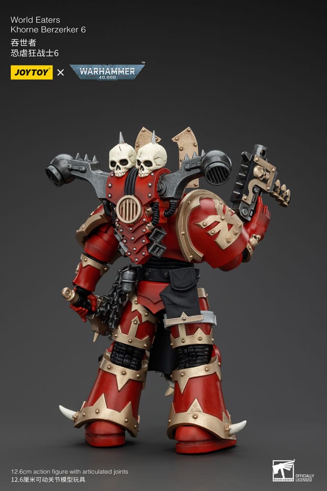 Action figure Warhammer 40k 1/18 World Eaters Khorne Berzerker 6 13 cm