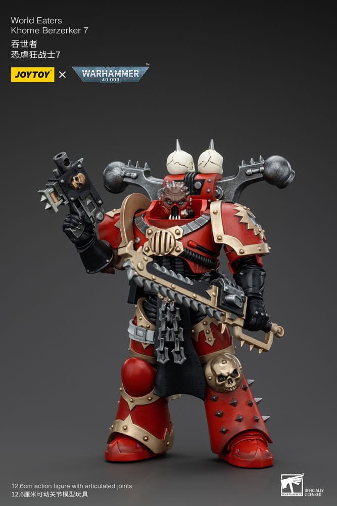 Warhammer 40k 1/18 World Eaters Khorne Berzerker 7 13cm Action Figure