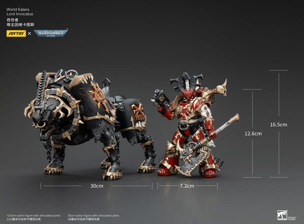 Action figure Warhammer 40k 1/18 World Eaters Lord Invocatus 13 cm