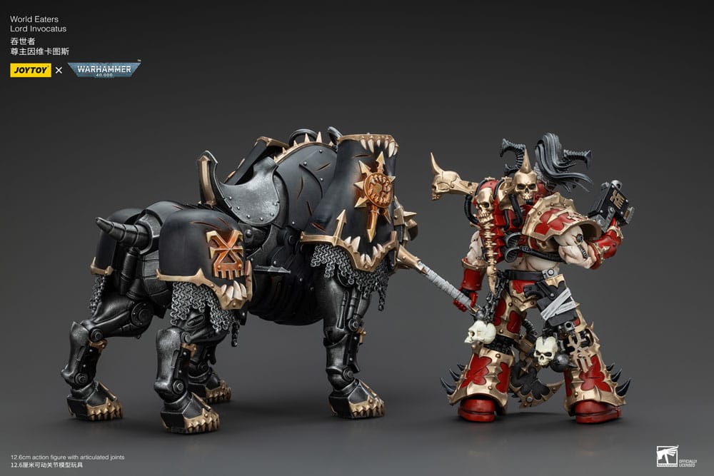 Action figure Warhammer 40k 1/18 World Eaters Lord Invocatus 13 cm