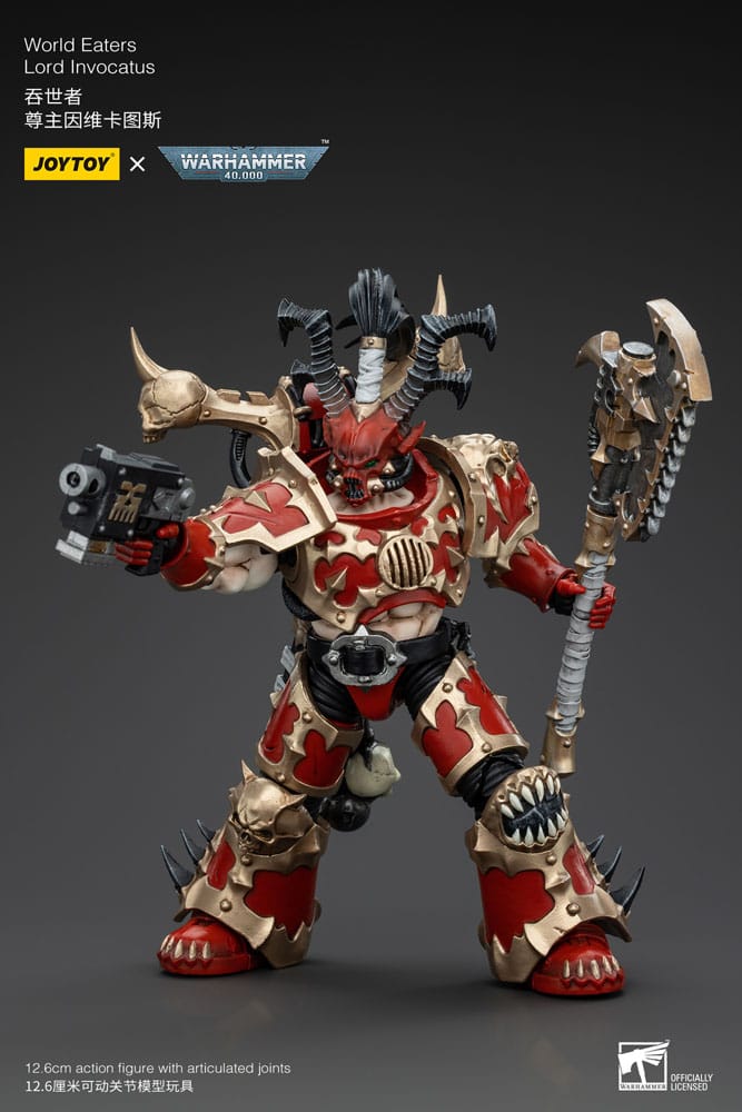 Action figure Warhammer 40k 1/18 World Eaters Lord Invocatus 13 cm