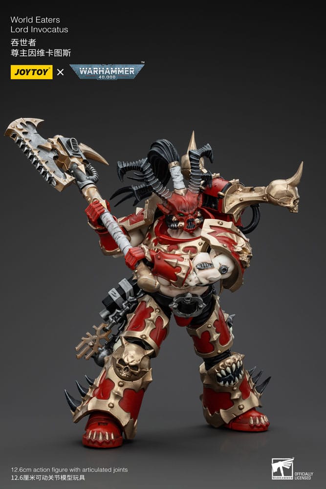 Action figure Warhammer 40k 1/18 World Eaters Lord Invocatus 13 cm